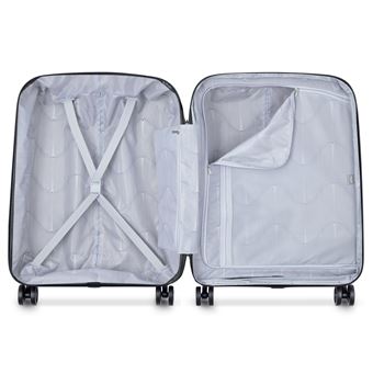 DELSEY PARIS - BELMONT PLUS - Valise cabine rigide 55 cm x 40 cm x 20 cm cm - 33 L - S - Bleu zinc