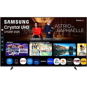 Samsung TU65U7025F - TV LED 65 (165 cm) - 4K UHD 3840x2160 - HDR - Smart TV - Gaming Hub - 3xHDMI - WiFi - 1