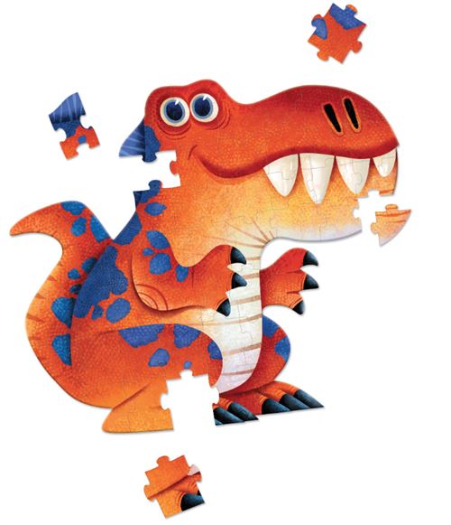 Crocodile Creek Puzzle Jumbo - 48 Pieces - Dinosaures - Image 4