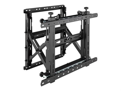 Vision - Kit de montage (support mural) - pour Écran LCD - verrouillable - acier - noir - Taille d'écran : 45-86
