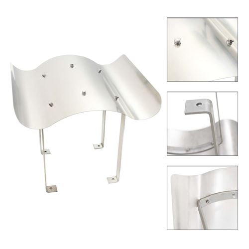 Vidaxl Capot Cheminée - Acier Inoxydable - 70X100x38 Cm - Image 2