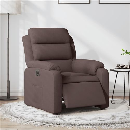 vidaXL - Fauteuil de relaxation - Électrique - Marron - Image 2