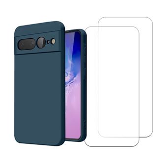Coque pour Pixel 7 Pro antichoc bleu + 2 vitres - Evetane® - 1