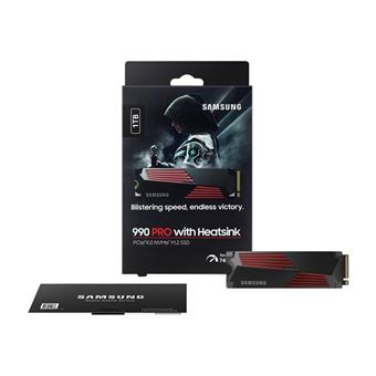 SSD Interne Samsung 990 Pro 1 To pour PS5 avec dissipateur