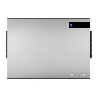 Machine à Glaçons Pleins à Eau Connectée sans Réserve - 133 kg - Icematic - R290 - Acier inoxydable 560x620x575mm - 1