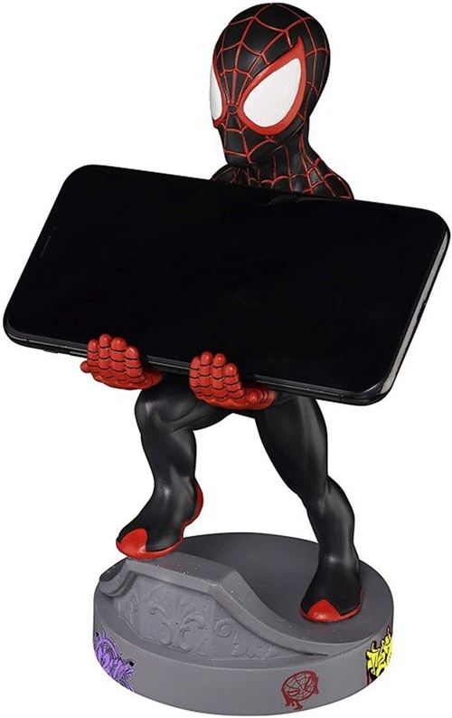 Figurine Spiderman Miles morales cable guy - compatible manette Xbox one / Xbox Series / PS4 / PS5 / Smartphone et autres