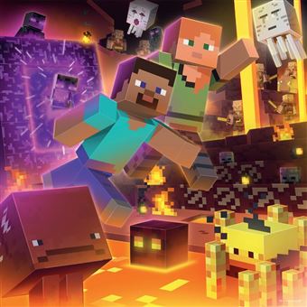 Puzzle enfant 3x49 pièces Ravensburger Biomes de Minecraft