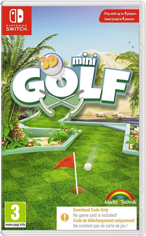 3D Mini Golf Nintendo SWITCH (Code de téléchargement) (code dans la boite)