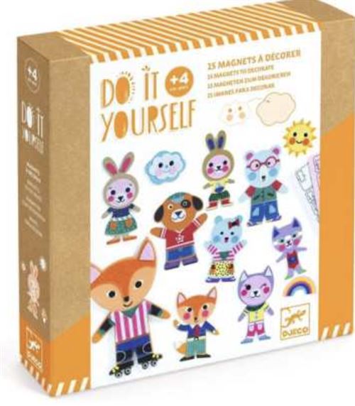 Non Communiqué Orange Magnets Diy - Funky Family