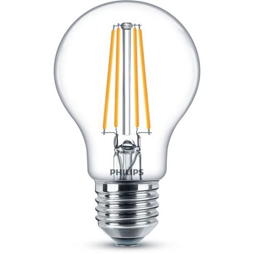 Philips - Ampoule LED Classic - 60W - Culot E27 - Blanc Chaud - Lot de 2 - Image 2