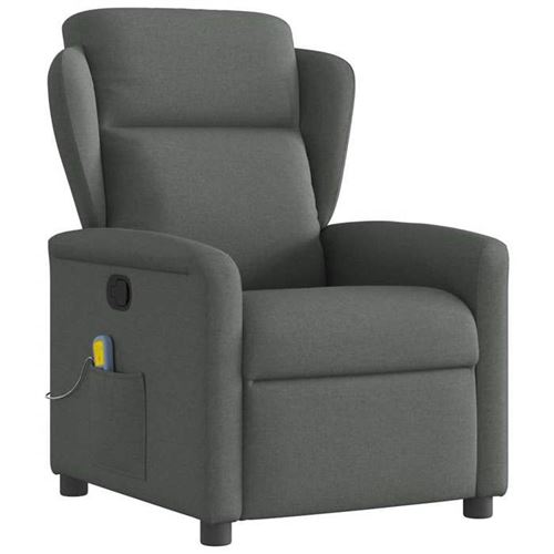 Non Communiqué Gris Vidaxl Fauteuil De Massage, Relaxation Tissu Foncé