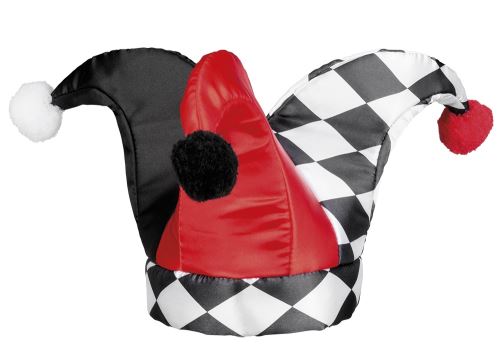 Boland chapeau Harlequin unisexe noir/rouge/blanc taille unique