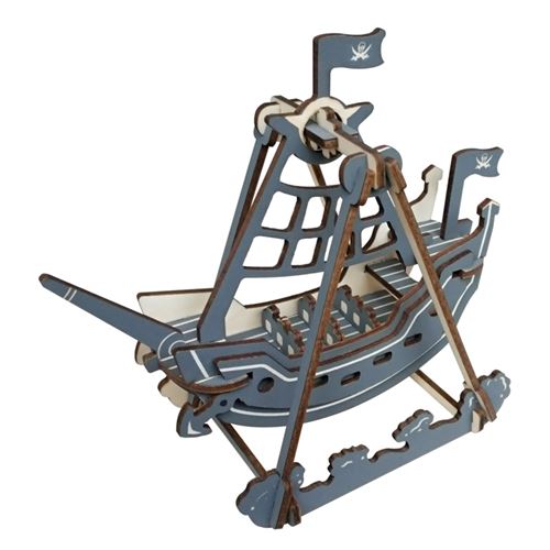 Puzzle 3D 27 pièces - Petit bateau pirate