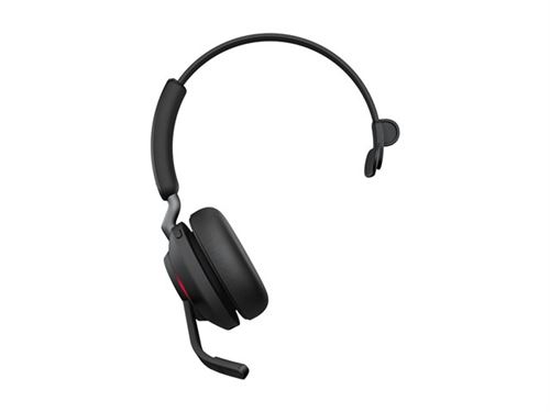 Jabra Evolve2 65 UC Mono - Micro-casque - sur-oreille - convertible - Bluetooth - sans fil - USB-C - isolation acoustique - noir