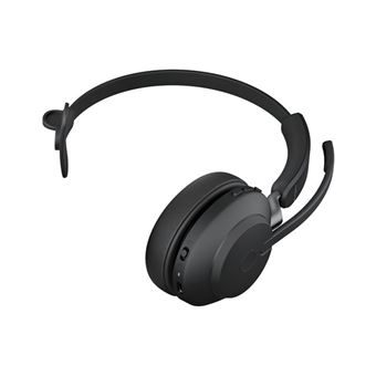 Jabra Evolve2 65 UC Mono - Micro-casque - sur-oreille - convertible - Bluetooth - sans fil - USB-C - isolation acoustique - noir - 1