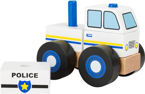 Small Foot Véhicule de construction de voitures de police