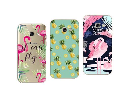 Samsung A5 2017 (A520) - Lot de 3 Coques souples et résistantes avec impression de qualité