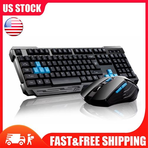 Filaire LED rétro-éclairé multimédia ergonomique clavier de jeu USB souris