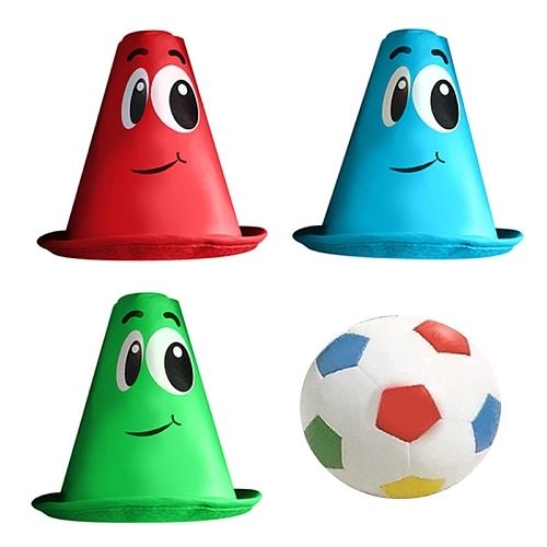 Stamp ensemble de football mousse 4 pièces