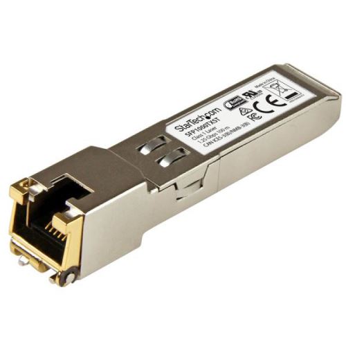 startech msa compliant 1000base-tx sfp - copper sfp 1g sfp 100m/328 ft noir
