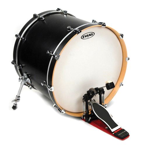 Evans BD20G2CW - Peau de grosse caisse G2 sablée, 20 pouces
