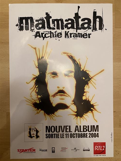 Matmatah - Archie Kramer - 40x60cm - Affiche