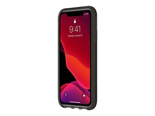 Griffin Survivor Clear - Achterzijde behuizing voor mobiele telefoon - zwart - voor Apple iPhone 11