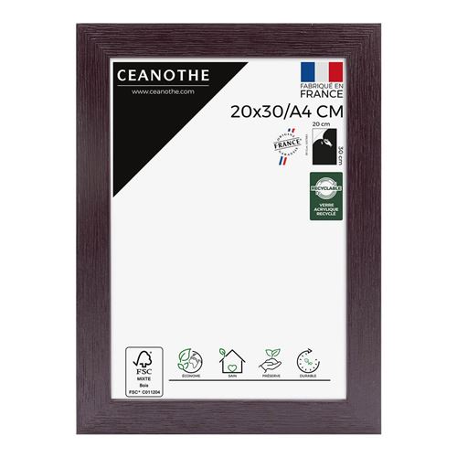 Cadre photo Tutti Frutti figue 20x30 cm, bois reconstitué - marque française