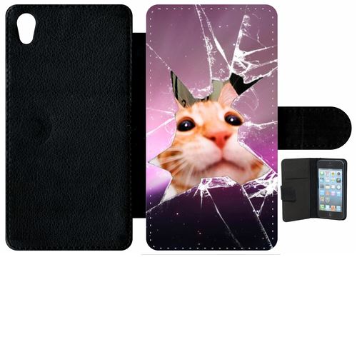 Etui À Rabat Sony Xperia Z4 Hamster Vitre Brise