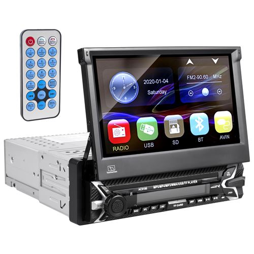 Autoradio Bluetooth à Écran Tactile Double Din avec Télécommande - 7