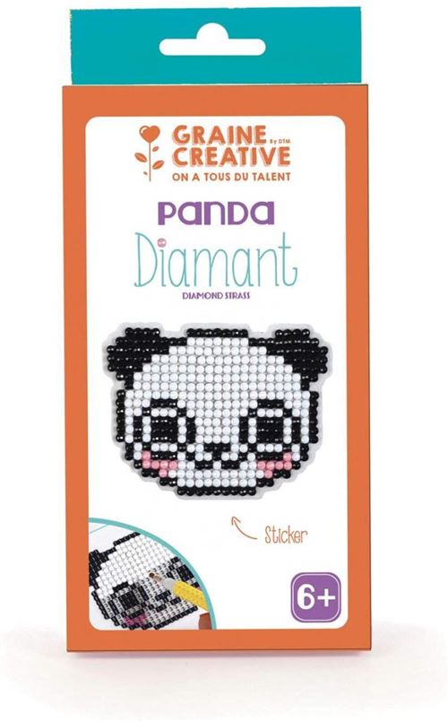 Kit diamant mosaique panda