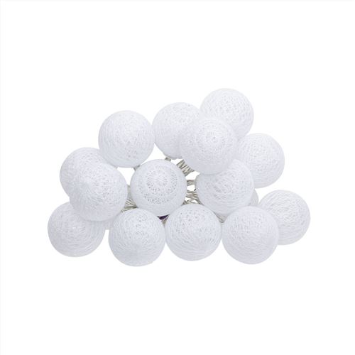 guirlande 16 mini boules led blanches