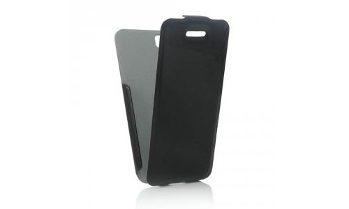 Etui Fonex vertical ultra-fin pour iPhone SE glossy noir