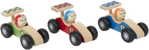 Auto de course bois vintage