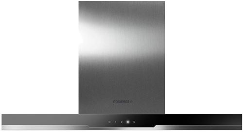 Rosières Collection Privilège Sublime RDSV985 PN - Kap - schouwkap - breedte: 90 cm - diepte: 50 cm - luchtafvoer en recirculatie - Zwarte parel