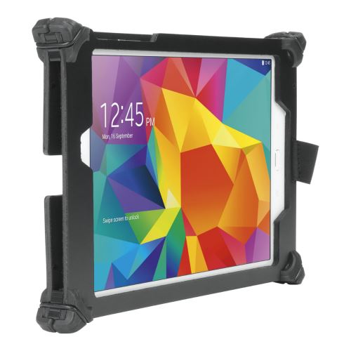 Coque de protection durcie Mobilis Resist Pack pour Galaxy Tab S2 9,7'' - Bandoulière incluse - Noir
