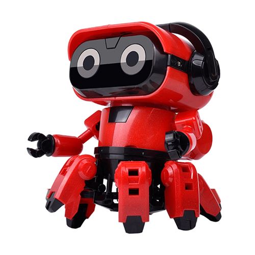 Robot Intelligent télécommande DIY Induction infrarouge pour les enfants-rouge