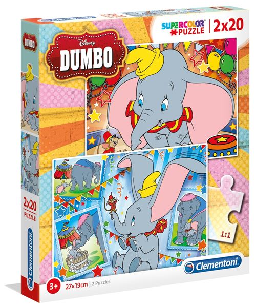 Clementoni Clementoni puzzle Disney Dumbo 20 pièces 2 pièces