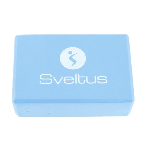 Sveltus bloc de yoga bleu 22.5 x 15 x 7.5 cm