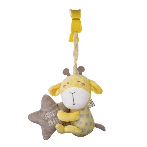Saro figure suspendue avec hochet et girafe vide vibrante