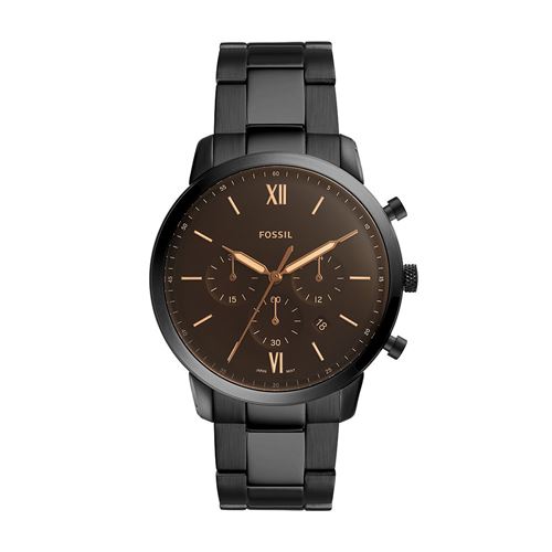 Montre Fossil Neutra Chronograph pour homme acier inoxydable ton sur ton FS5525
