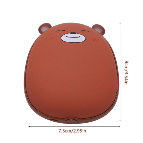 Chauffe-mains aste en forme d'ours pour enfants et adultes, batterie  intégrée 2400mAh, chauffage rapide USB, camping, bureau, école, mignon chauffe  main rechargeable hand warmer - AliExpress