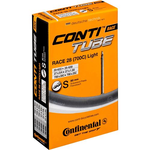 Continental tube intérieur Race Light 28 pouces (18/25-622/630) FV 80 mm