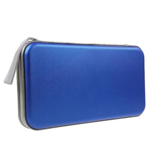 Etui housse de protection portable pour 80 disques CD/DVD - Bleu