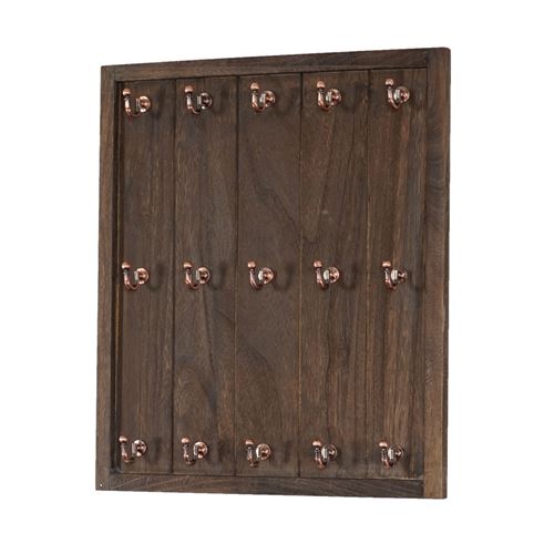 Porte-tasses Marano style shabby vintage 50x45x5cm marron