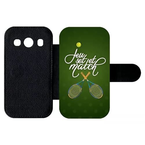 Etui À Rabat Samsung Galaxy Ace 4 G357 Jeu Set Et Match De Tennis