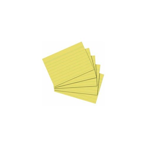 Herlitz Fiches bristol Jaune - vue 2