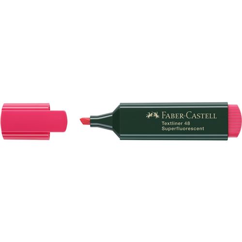 Faber-Castell Surligneur "Textliner 48 Refill", Rouge Fluo
