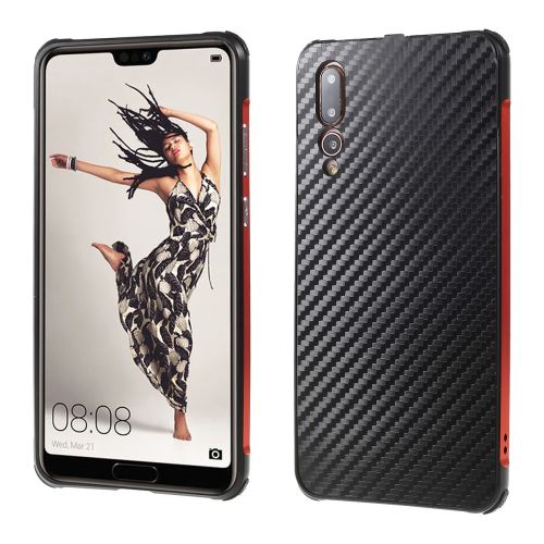 Coque en TPU détachable 2 en 1 rouge pour votre Huawei P20 Pro