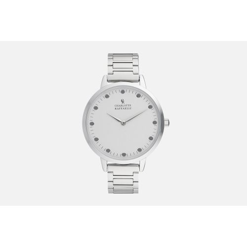 Montre Female Charlotte Rafaelli Mouvement Quartz Cadran Argent 36mm Et Bracelet Argent En Steel CRS007